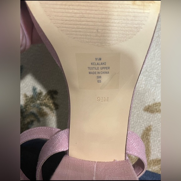 Like New Calvin Klein Suede Dark Pink High Heels Style KCLALAH2. - Picture 12 of 17